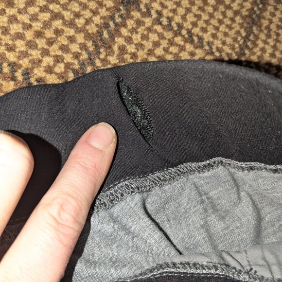 Prana Vaha Balance Pants Mens Med Gray Straight Chambray Hemp Blend Loungewear - Picture 6 of 12